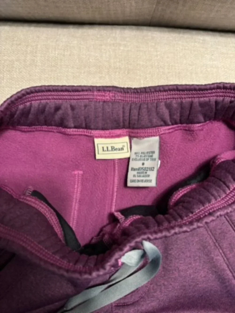 L.L. Bean Kids' Mountain Fleece Pants, Size 8
